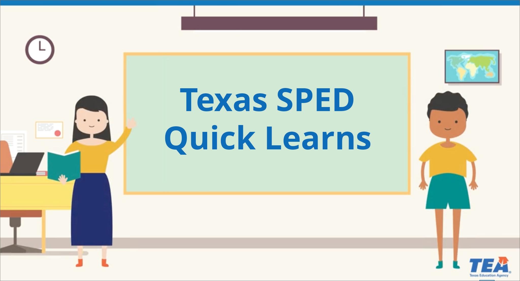 Texas SPED Quick Learns Collection | Texas SPED Support