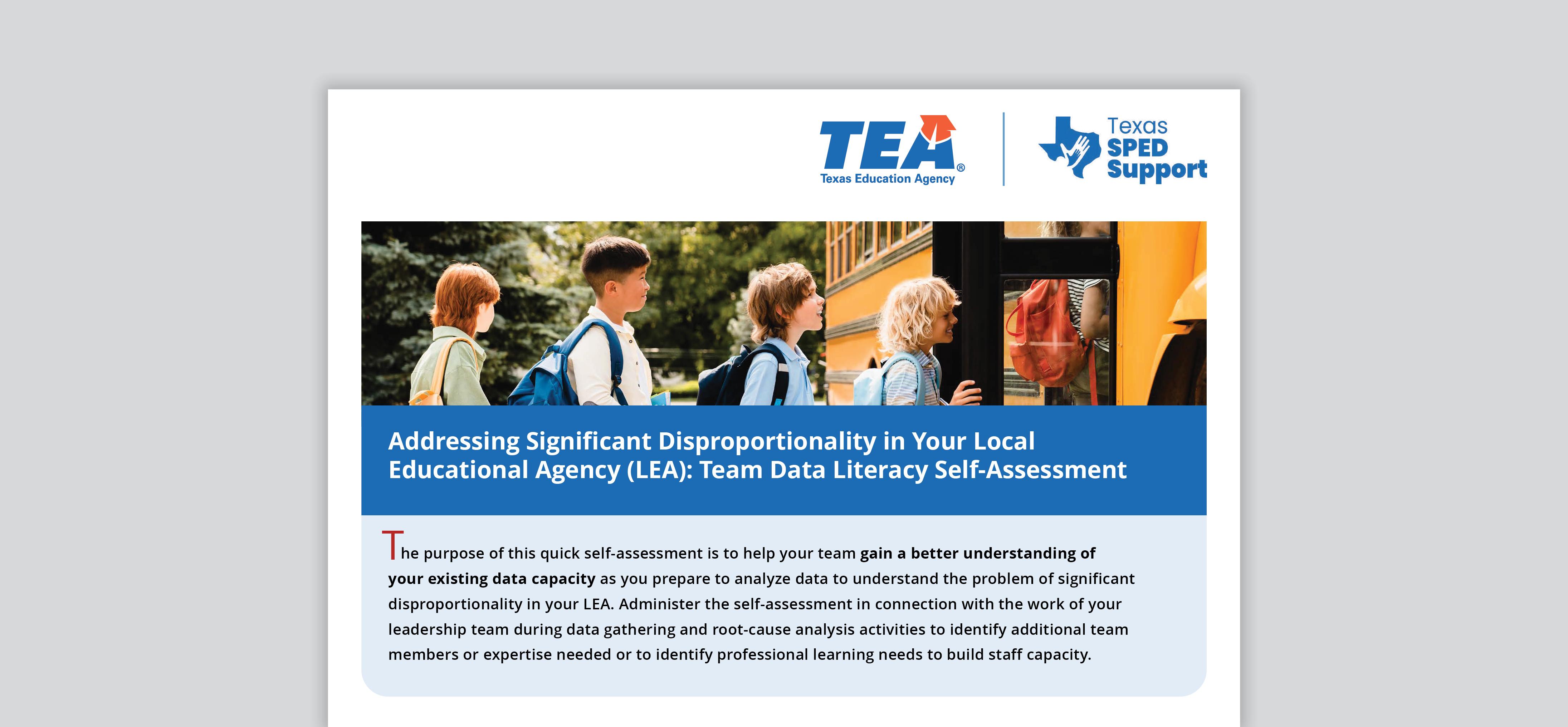Data Literacy Self-Assessment | Texas SPED Support